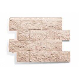 Фасадная панель Альта-Профиль,Туф эко,Кремовый фото 1