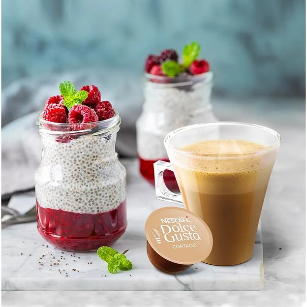 Кофе в капсулах для кофемашин Nescafe Dolce Gusto Cortado Espresso Macchiato, 16 капсул ОПТ фото 10