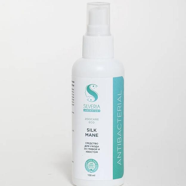 Спрей натуральный кондиционер для гривы и хвоста с ионами серебра Silveria Zoo Care «Silk Mane» 100 мл фото 3