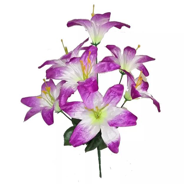 Букет лилий на 7 голов 37см 002-511 фото 1