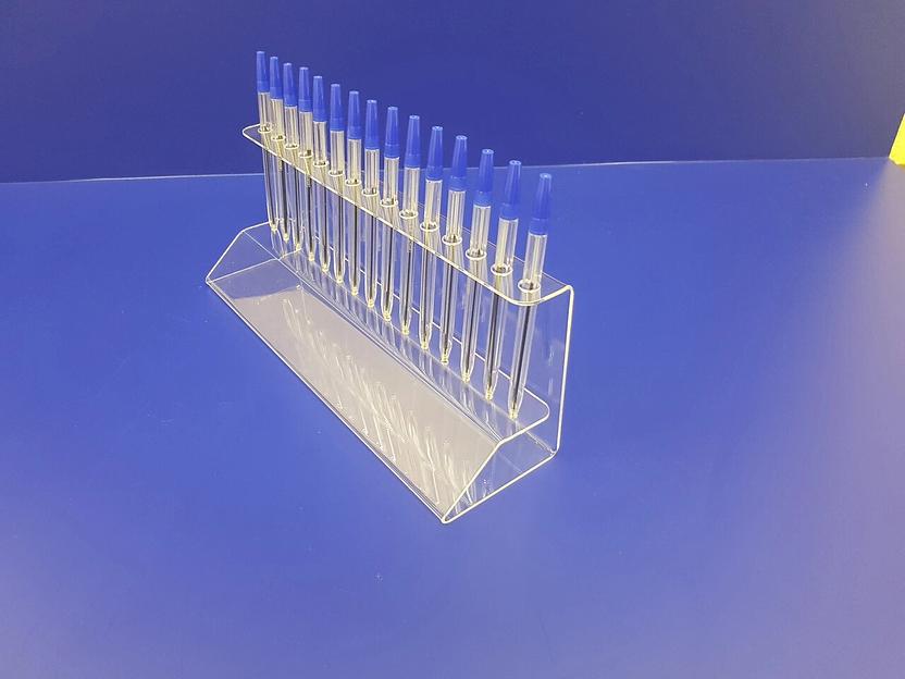 Подставка для ручек карандашей кистей 15 секции.(вертикальное размещение, место для логотипа) фото 2