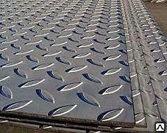 Лист рифленый чечевица 3 мм 1250х2500 ГОСТ 8568-77 фото 1