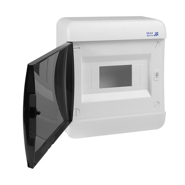Щит распределительный навесной пластиковый ЩРН-п-8 OptiBox P-BNK-2-08-IP41 фото 4
