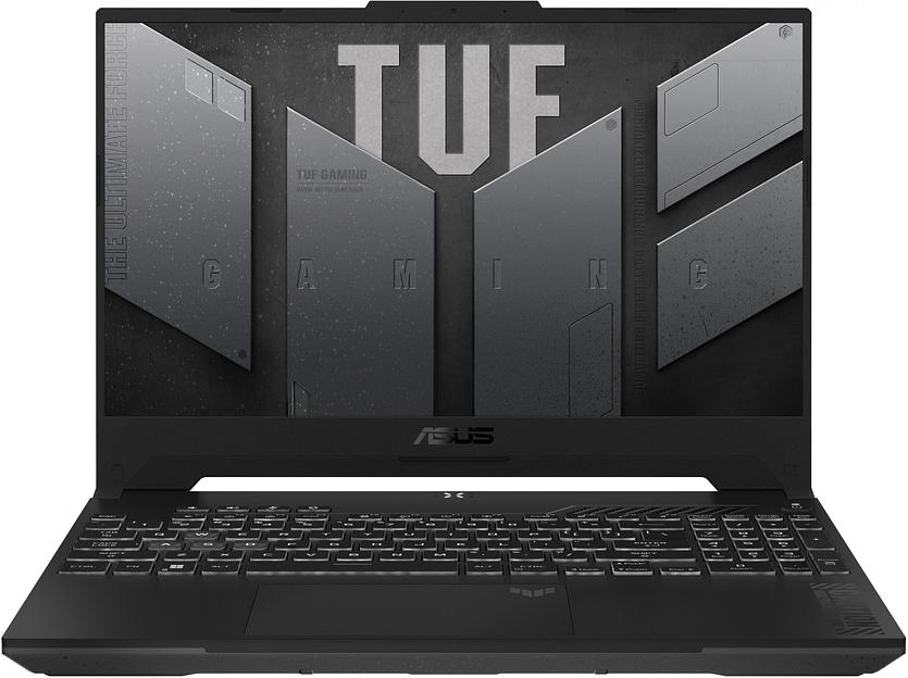 Ноутбук Asus TUF Gaming F15 FX507ZI4-LP041 Core i7 12700H 32Gb SSD1Tb NVIDIA GeForce RTX4070 8Gb 15.6" IPS FHD (1920x1080) noOS grey WiFi BT Cam (90NR0FV7-M003H0) фото 1
