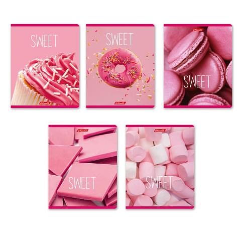 Тетрадь общая на скобе А5, 48 л., линия, Сластёна, 48ТСК5_1_3_2, SVETOCH фото 1