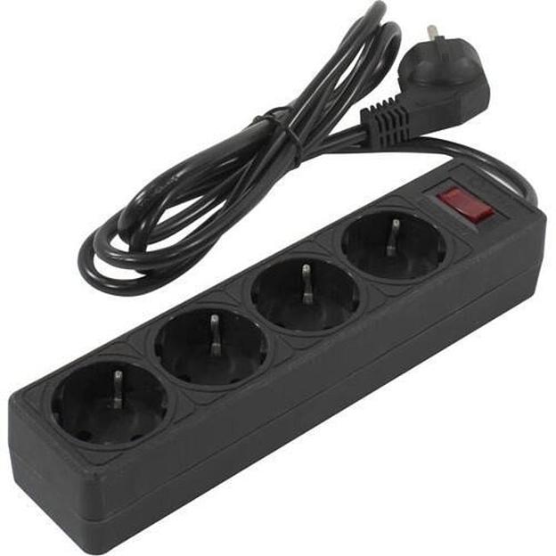 5bites Сетевой фильтр GARDA SP4B-530 4S / 3*0.75MM2 / 3M / BLACK фото 1