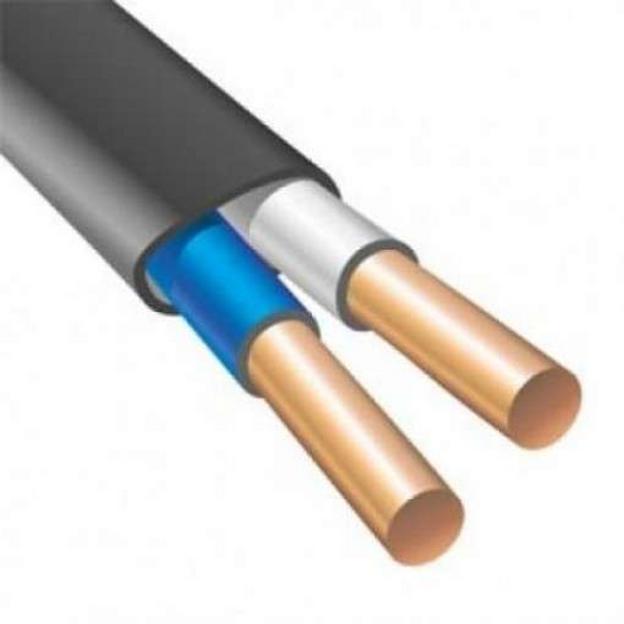 Кабель ВВГ-Пнг(А) 2х2.5 ок (N) 0.66кВ (бухта 100м) (м) Кабэкс фото 1