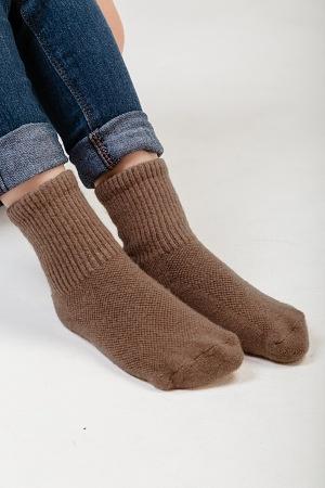 Носки детские из натуральной шерсти TOD Оймс цвет коричневый фото 1