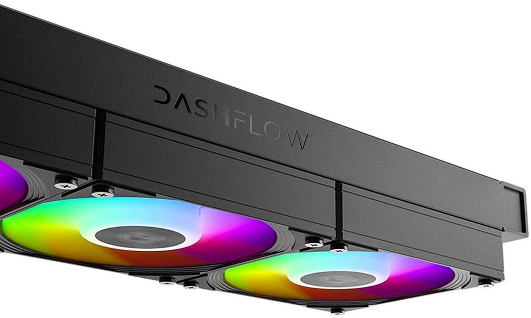 Система водяного охлаждения ID-Cooling Dashflow 360 XT Pro ARGB Soc-AM5/AM4/1200/1700/1851 черный 4-pin 16-34dB Al+Cu 350W Ret фото 5