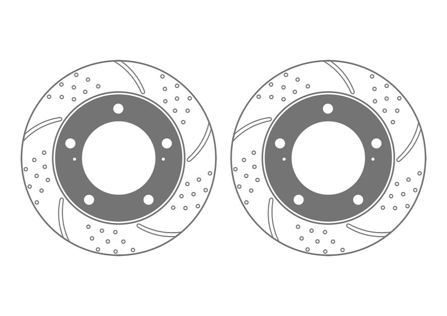 Комплект тормозных дисков Gerat DSK-F292P Platinum ОПТ фото 1