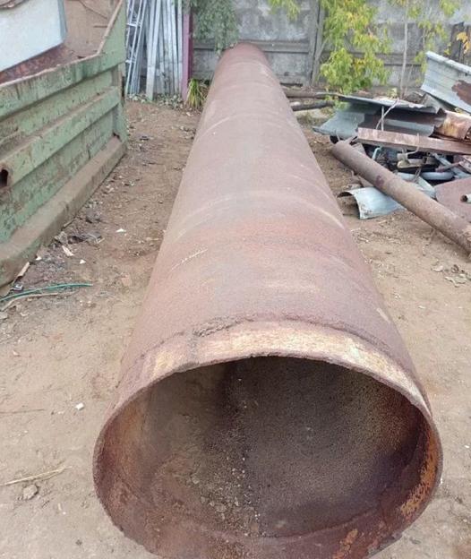 Труба 820х7500х10 мм б/у фото 1