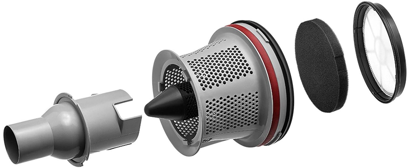 Пылесос Kitfort КТ-5152 700Вт серый/красный фото 7