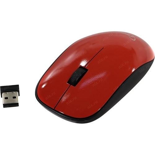 Gembird MUSW-111-CRL {Мышь беспроводная, коралловый, 2кн.+колесо-кнопка, 1200DPI, 2.4ГГц} фото 1