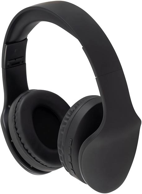 Гарнитура накладные Hyundai H-HP104 черный беспроводные bluetooth оголовье фото 3