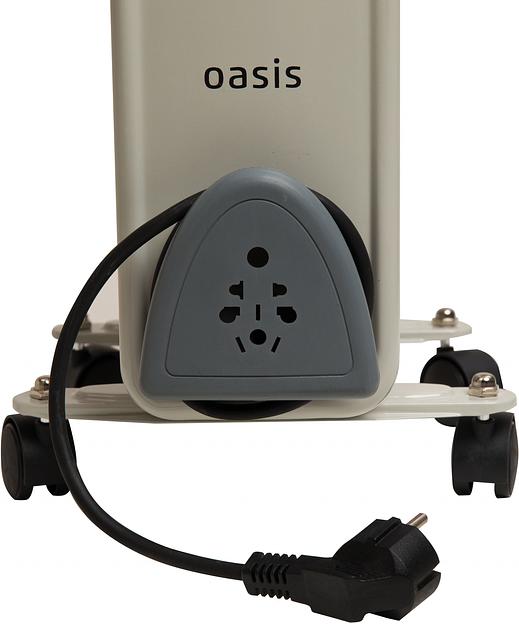 Радиатор масляный Oasis UT-10 1000Вт серый фото 5
