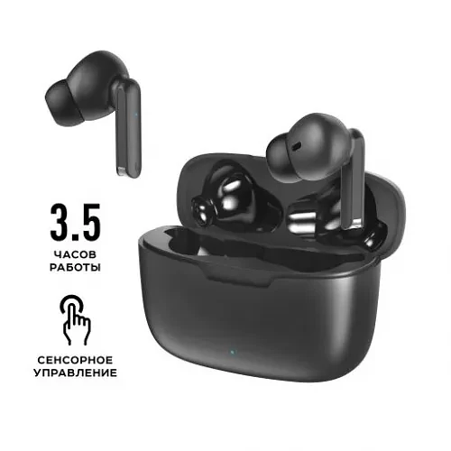 Наушники-вкладыши беспроводные Olmio "TWE-14" черный фото 1
