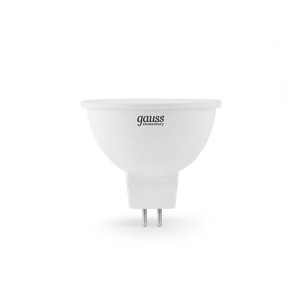 Лампа светодиодная Gauss Elementary MR16 7Вт цок.:GU5.3 спот 220B 6500K св.свеч.бел.хол. MR16 (упак.:1шт) (13537) фото 3