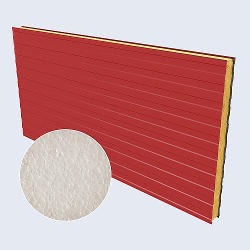 Стеновые сэндвич панели с пенополистиролом фото 1