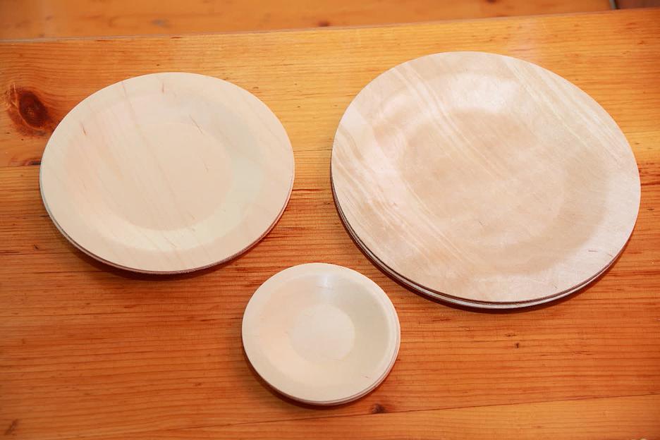 Тарелка салатная одноразовая, круглая 180 мм фото 9