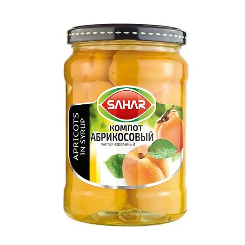 Компот из абрикосов Sahar food ОПТ фото 1