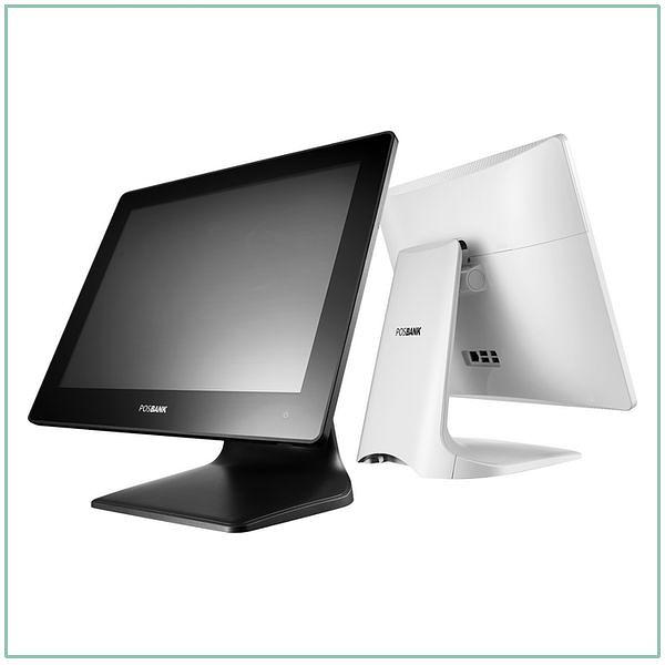 APEXA GT - белый сенсорный POS-моноблок от POSBANK. Intel® Celeron® J3455 / RAM 4Gb / SSD 64Gb / noMSR фото 1