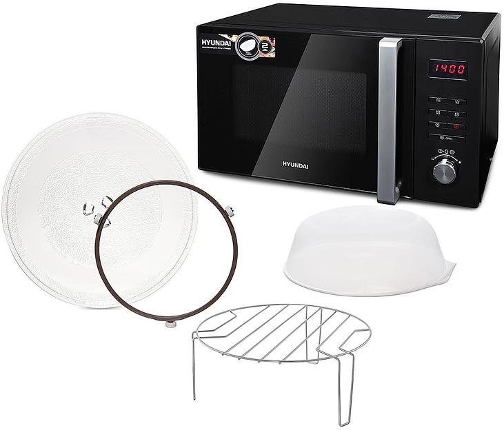 Микроволновая Печь Hyundai HYM-M2062 23л. 800Вт черный фото 7