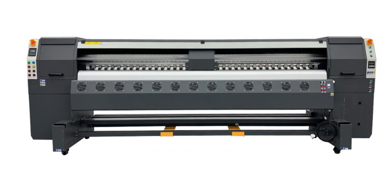 Широкоформатный промышленный сольвентный принтер «Universl 3208S KM1024i» фото 1