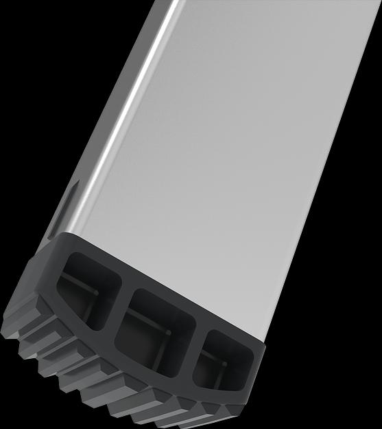 Стремянка алюминиевая двухсторонняя NV 1120 3×3 ступени ОПТ фото 5