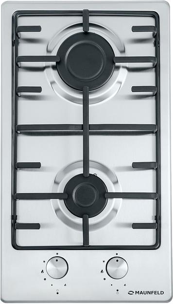 Газовая варочная поверхность Maunfeld EGHS.32.3ES/G нержавеющая сталь фото 1