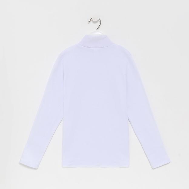 Водолазка для девочки Bonito, рост 146 см, белый ОПТ фото 6