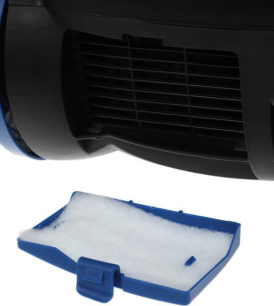 Пылесос Centek CT-2518 синий/черный, 350/1800 Вт, уборка сухая, пылесборник мешок, 1.5 л фото 8