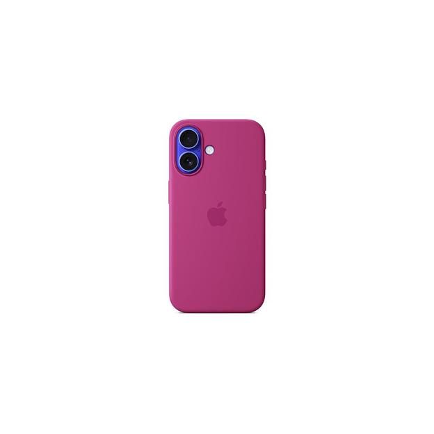 Чехол (клип-кейс) Apple Silicone Case, для Apple iPhone 16, фуксия [myy53zm/a] фото 1