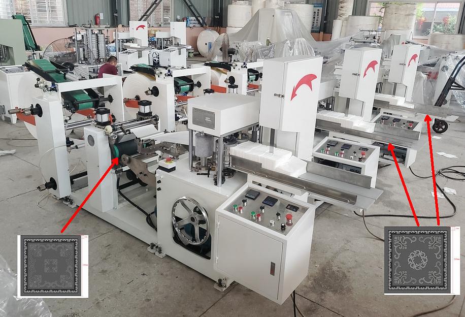 Станок для производства бумажных салфеток без цветной печати LSX-230 фото 2