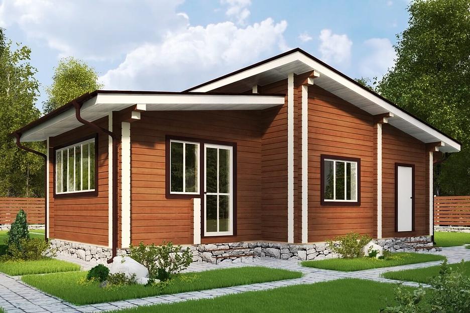 Проект дом из бруса «Таунсайд» фото 1