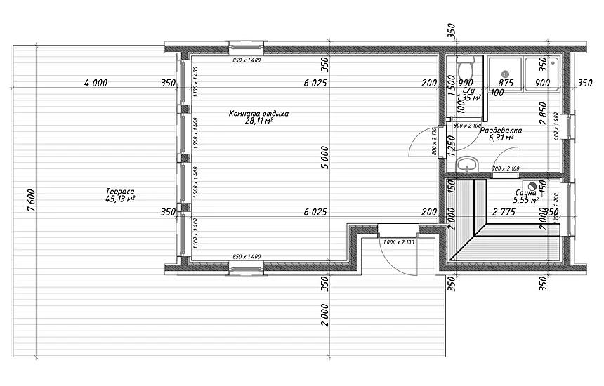 Строительство каркасного дома по проекту «Света» фото 6