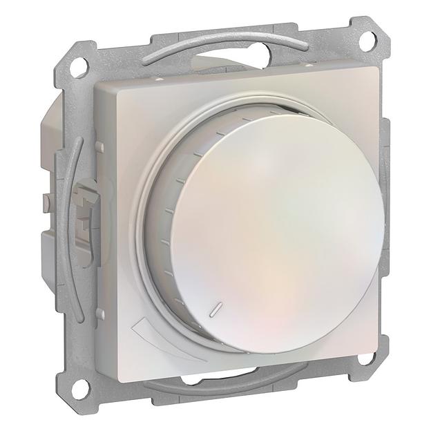 Светорегулятор (диммер) SE AtlasDesign Жемчуг повор-нажим, LED, RC, 400Вт, мех. фото 1