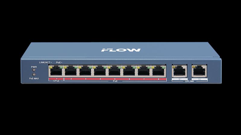 Коммутатор 8PORT 10/100M POE F-SW-EU410HPOE-V IFLOW фото 1