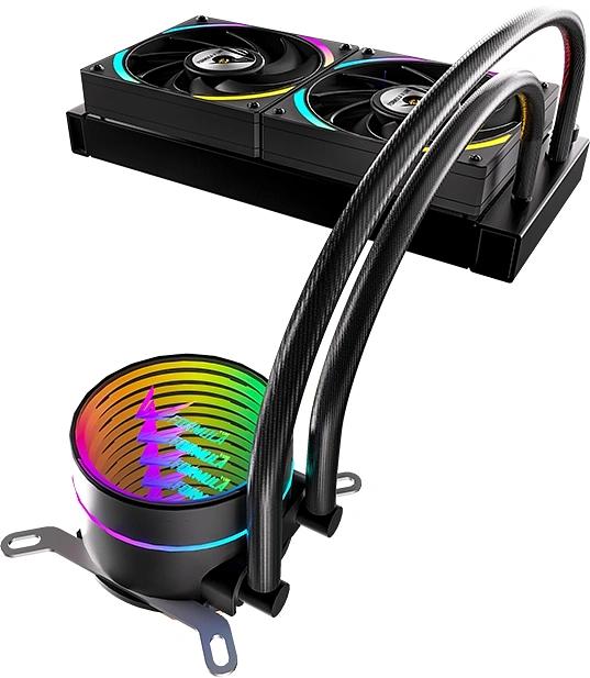 Система водяного охлаждения Formula OASIS L240 ARGB Soc-AM5/AM4/1200/2066/1700/1851 черный 4-pin Al+Cu 300W Ret (OASIS L240 ARGB BK) фото 5