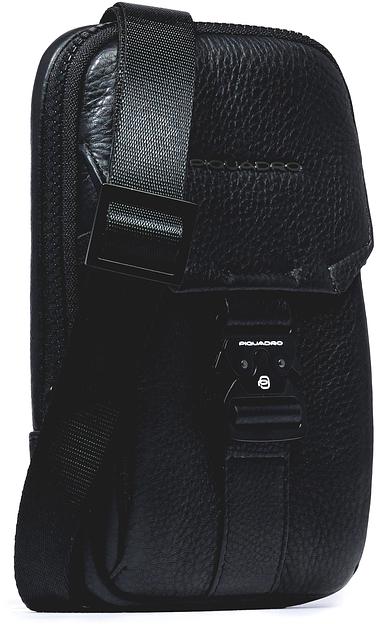 Чехол для смартфона Piquadro Than AC6546S135R/N черный натур.кожа фото 2