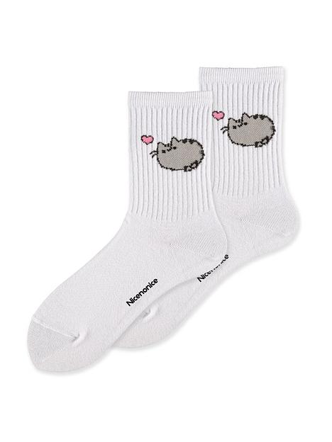 Носки Nicenonice Classic «Пушистый котик с сердечком» ОПТ фото 1