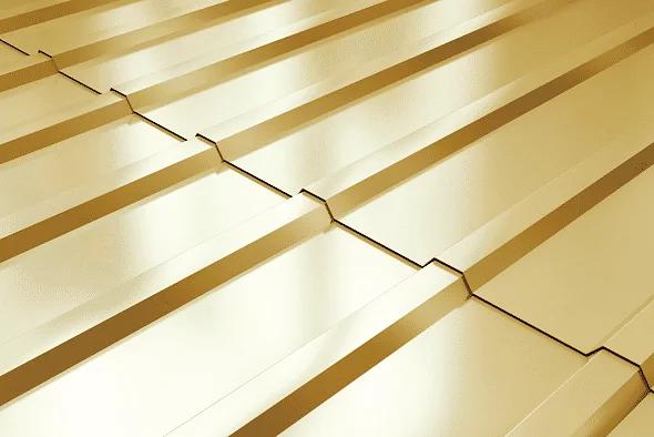 Профлист С8 с глянцевым покрытием RAL 1014 (слоновая кость) фото 1