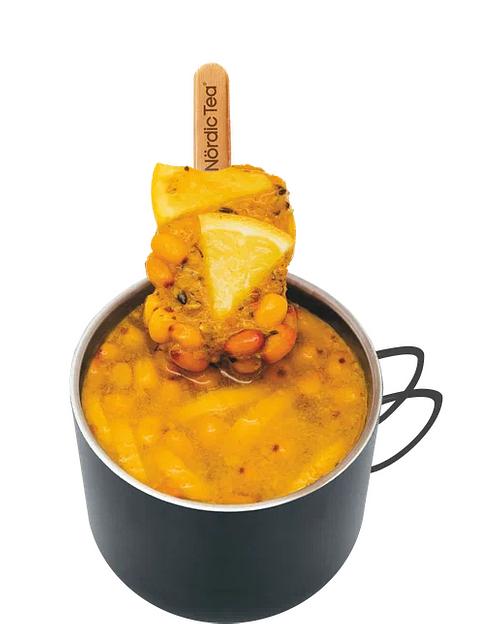 Напиток замороженный северный чай Nördic Tea с апельсином и облепиховым жмыхом, 50 г ОПТ фото 3