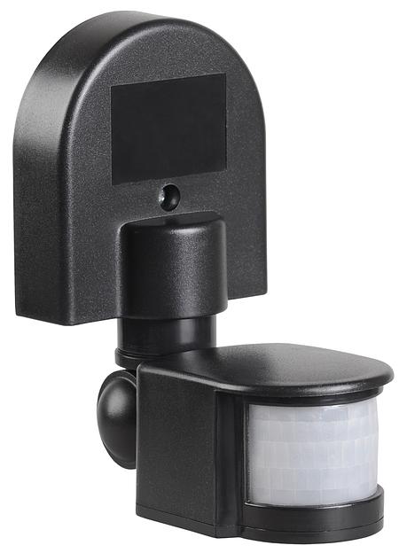 Iek LDD10-008-1100-002 Датчик движения ДД 008 черный, макс. нагрузка 1100Вт, угол обзора 180град., дальность 12м, IP44, ИЭК фото 1