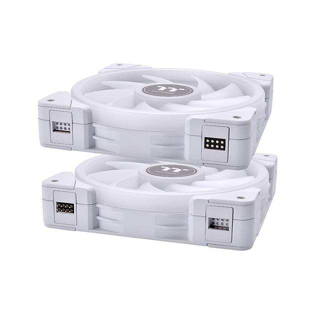 Кулер для компьютерного корпуса Thermaltake SWAFAN EX14 RGB PC Cooling Fan White (3-Fan Pack) CL-F162-PL14SW-A фото 2