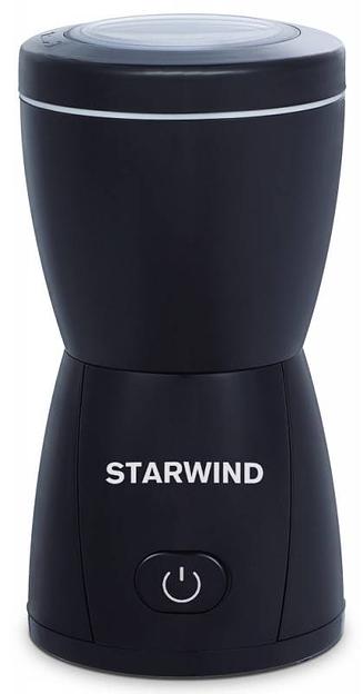 Кофемолка Starwind SGP8426 200Вт сист.помол.:ротац.нож вместим.:80гр черный фото 1