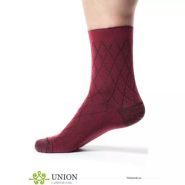 Носки мужские 10 пар «Бурбон Ромб» ОПТ фото 3