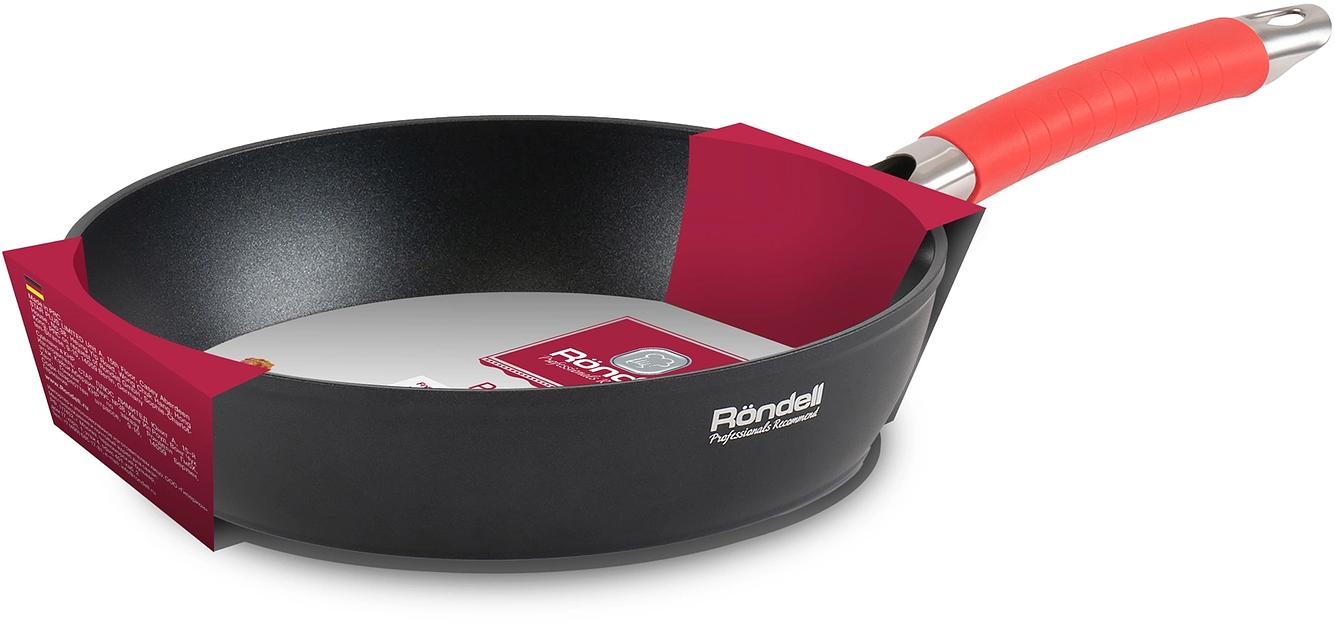 Сковорода Rondell Passion RDA-1932 круглая 28см покрытие: Xylan Plus ручка несъемная (без крышки) черный фото 5