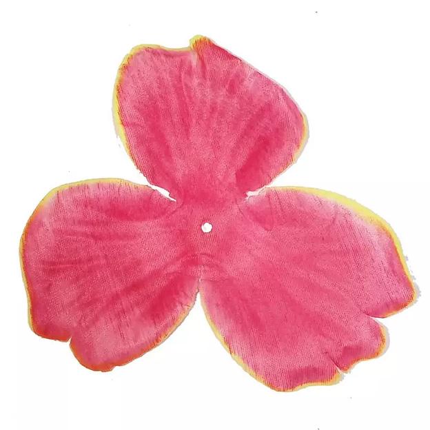 Заг-ка для розы YZ-19 бордовой с жёлт.кантом 3-кон. мал. кругл. 8,5см 3226шт/кг фото 1