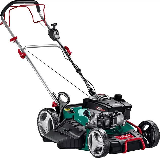 Газонокосилка бензиновая самоходная, ЗУБР 4.8 кВт, 6.5 л. с., 510 мм, серия «Мастер» (ГБС-510) фото 2
