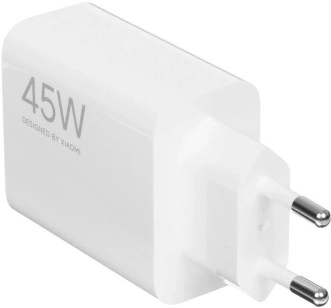 Сетевое зар./устр. Xiaomi BHR07SLEU 45W 4.1A (PD) USB-A универсальное белый фото 2